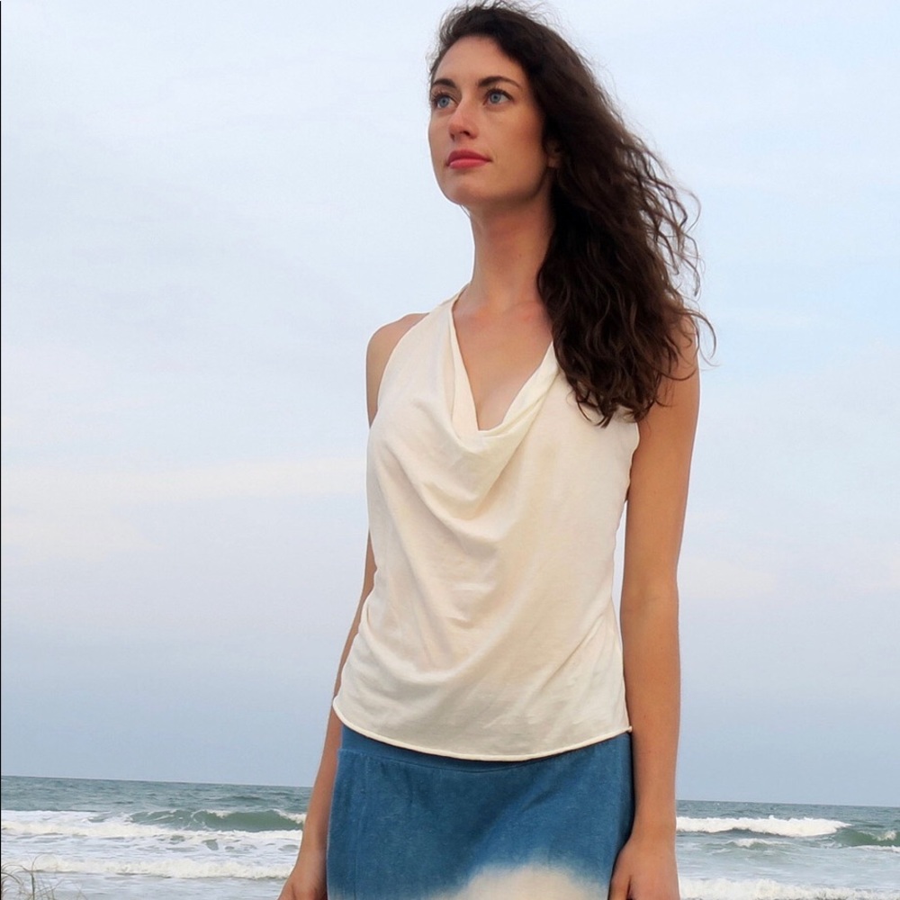Gaia Conceptions Float Neck Racerback Tank